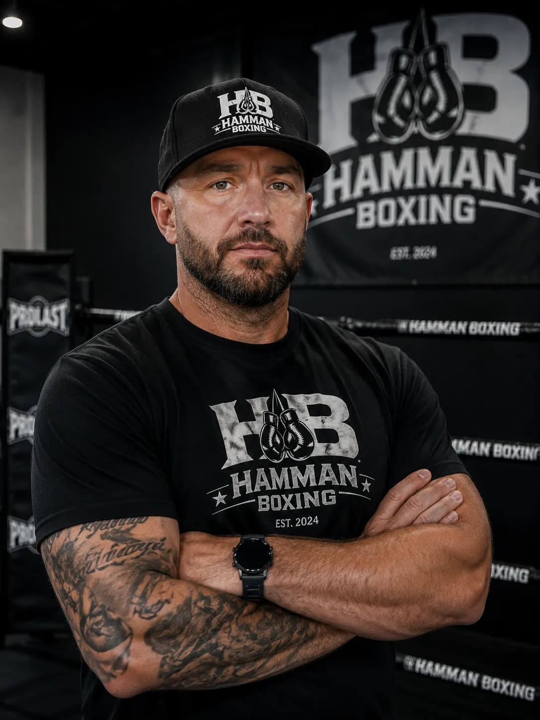 Portrait of Jordan Hamman, founder and coach at Hamman Boxing